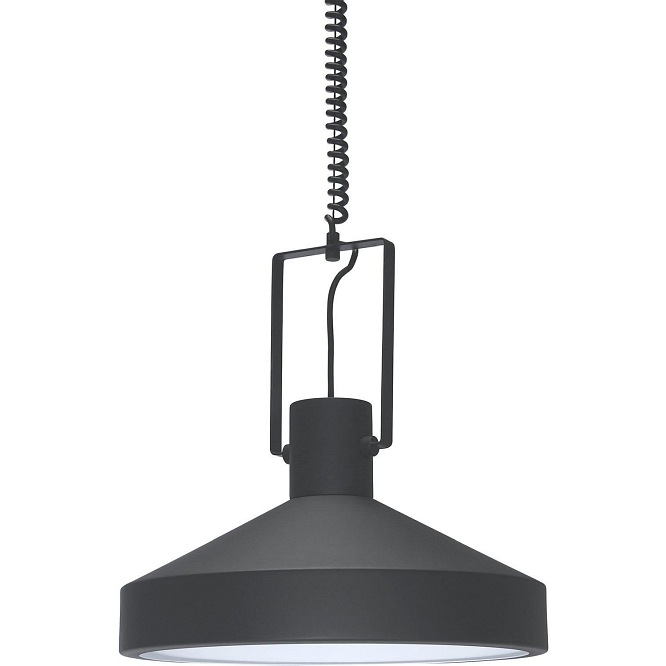 Industrialna lampa wisząca Jojo czarna 40cm